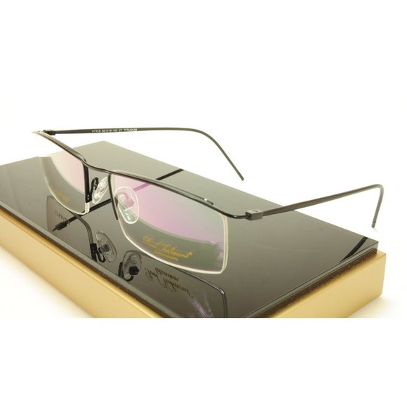 Paul Vosheront VT118 C1 Titanium Black Eyeglasses - Picture 1 of 8